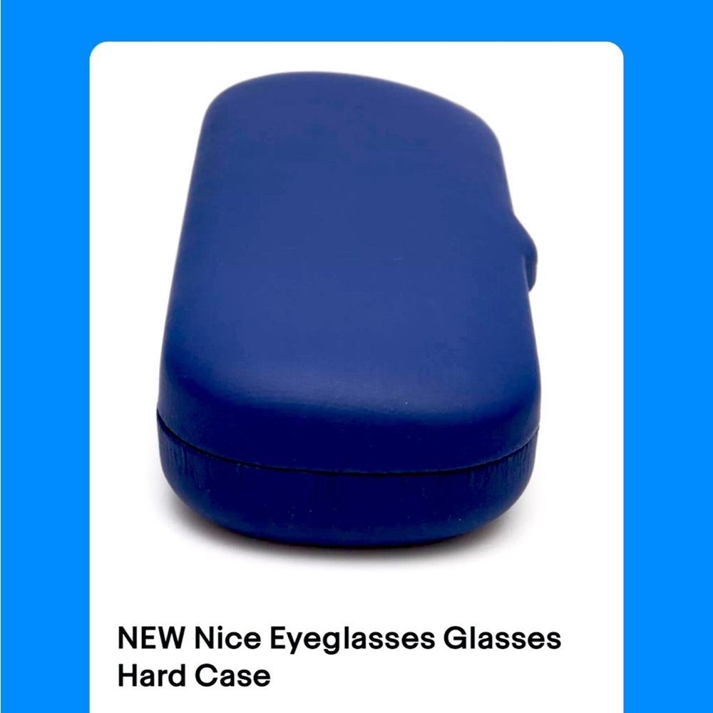 NEW Nice Eyeglasses Glasses Hard Case